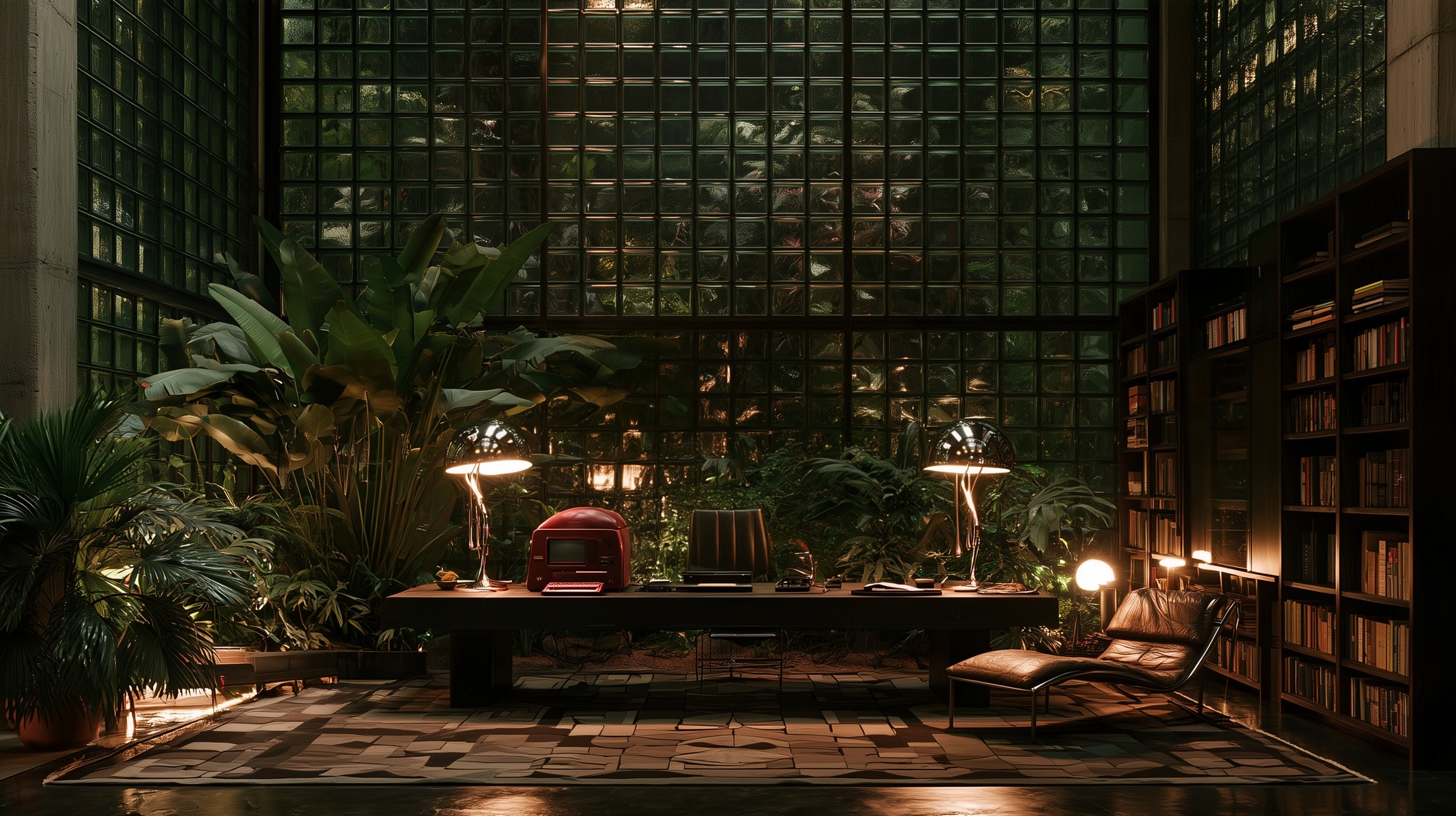 GLASS HOUSE, Courtyard