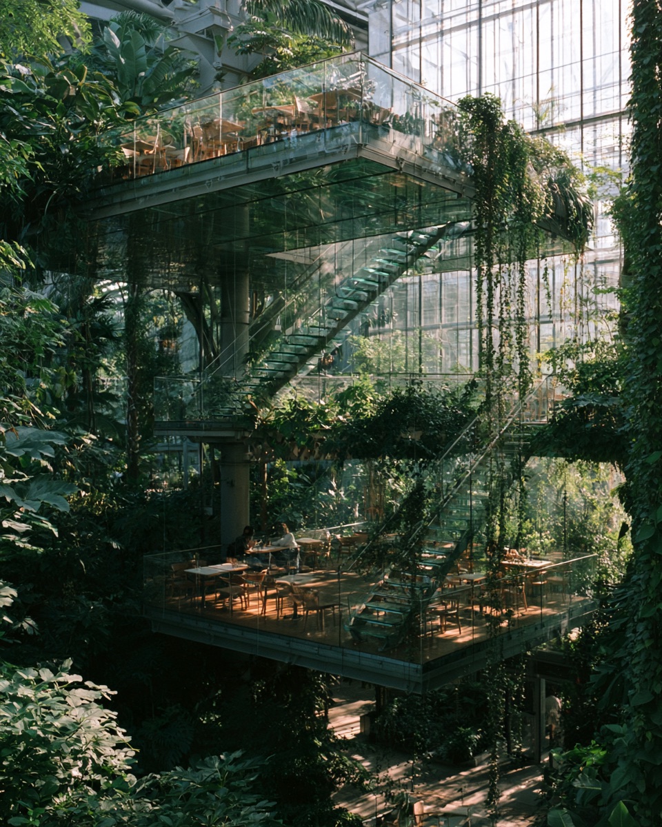 UNDER GLASS, Cuartos flotantes