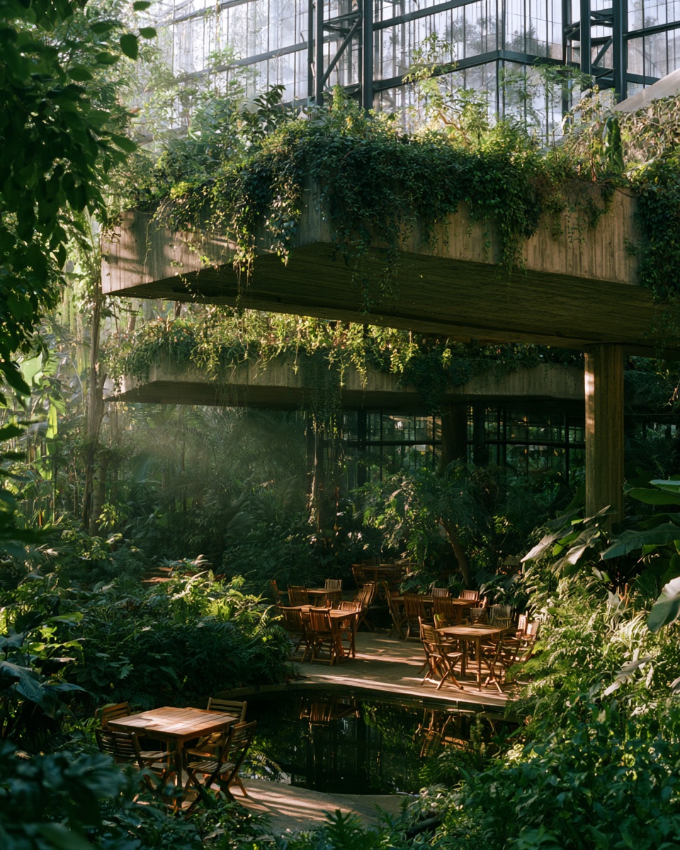 UNDER GLASS, Entre el jardín